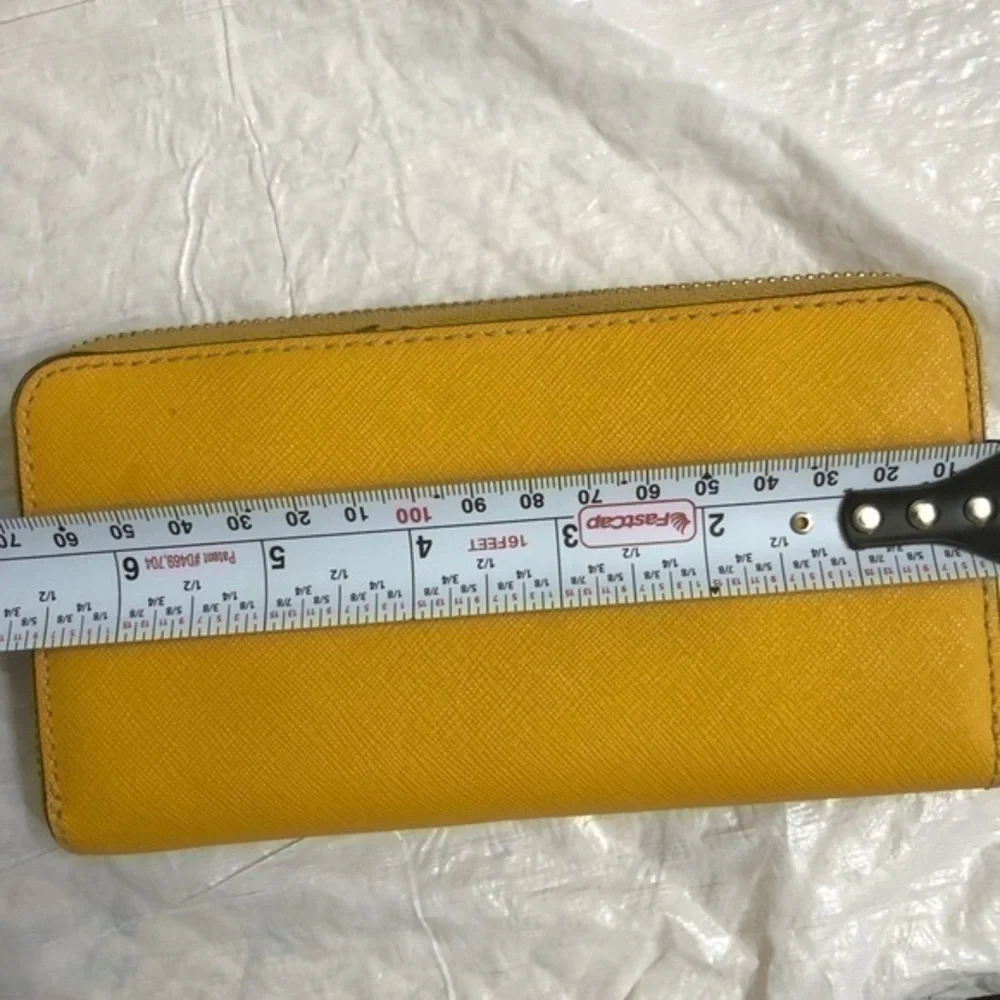Michael kors yellow saffiano wallet